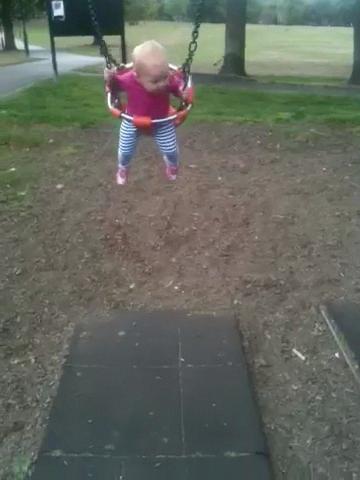 On a swing